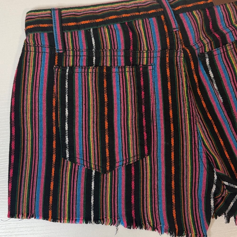 Joe’s Jeans Vintage Reserve 1971 Off Shore Stripe Shorts - Picture 6 of 13
